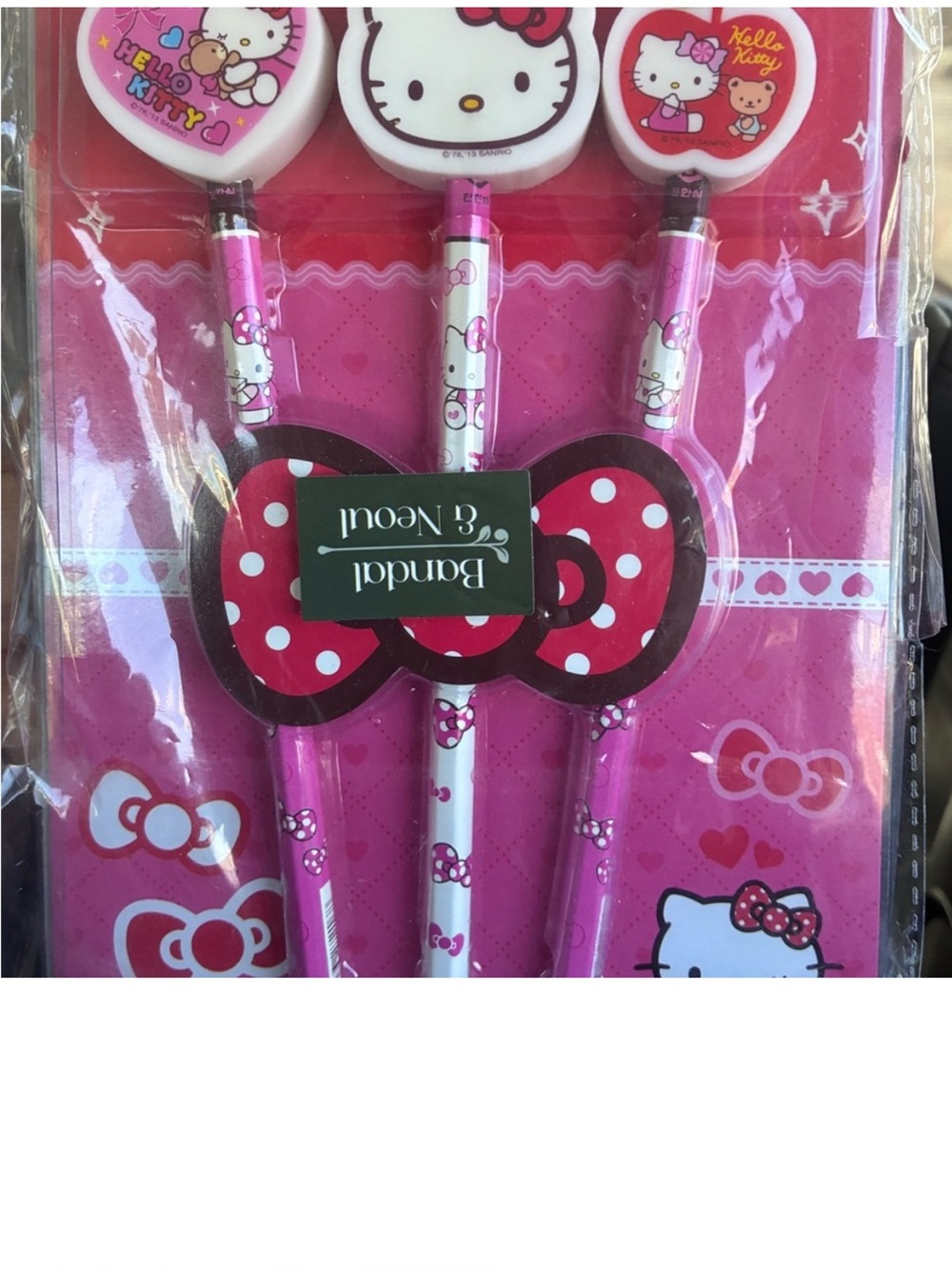 iPad 10 Hello Kitty Pink Case + Pencils Set NWT ✨ - Picture 3 of 5